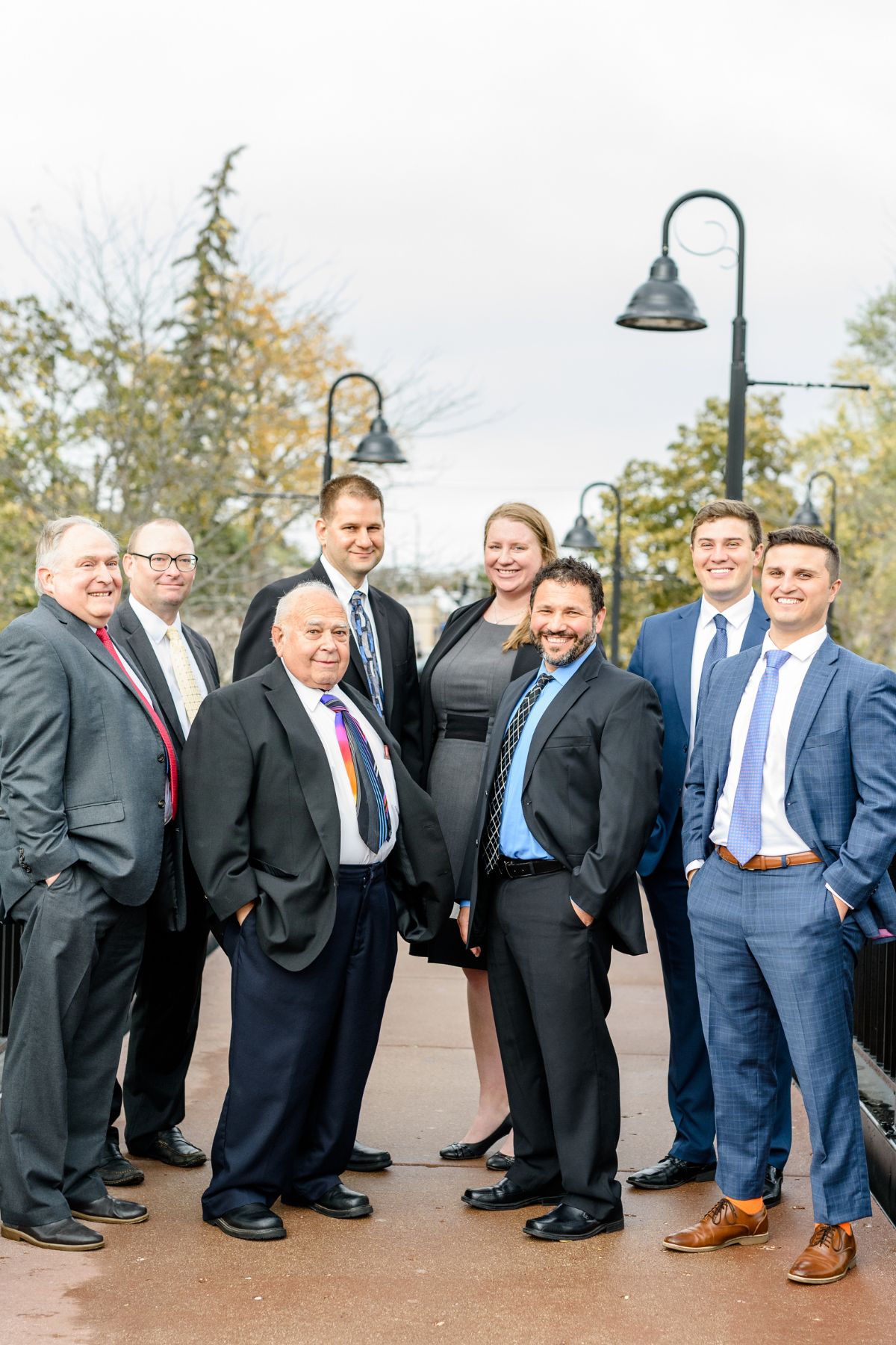 A group shot of the attorneys of Diamond Legal in McHenry, IL.